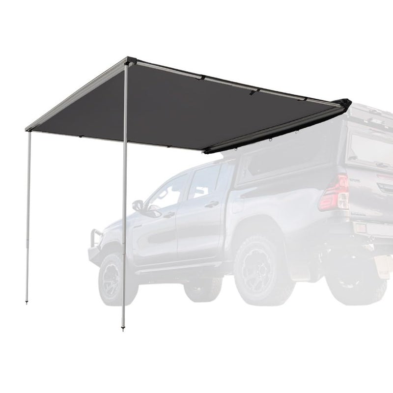 SanHima Vehicle Awning 46ft x 66ft  Roof Rack Pull Out Side Awning 30ft Sun Shade UPF50 Weatherproof for Camping Car SUV Truck Van